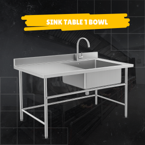 SINK TABLE 1 BOWL